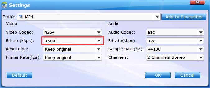 recommended settings for encoding ISO file to Emby