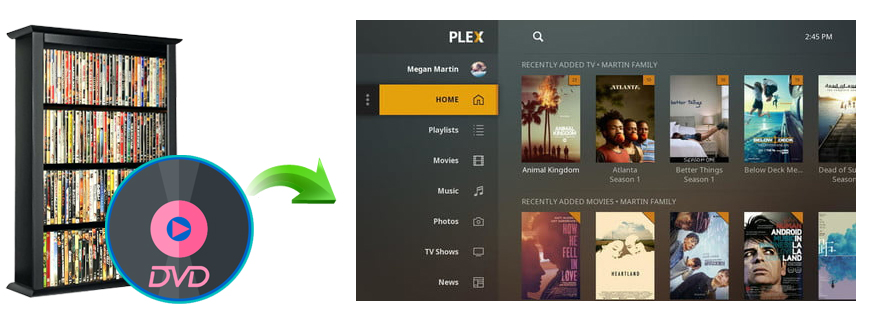 Rip/Stream DVDs to Plex with Best Quality