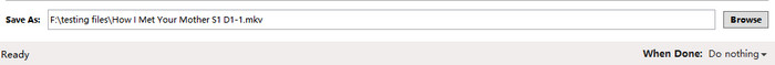 Specify the destination