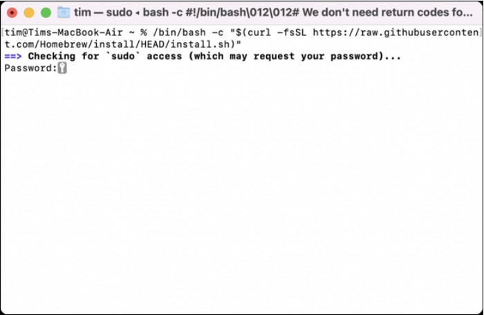 install homebrew on Mac