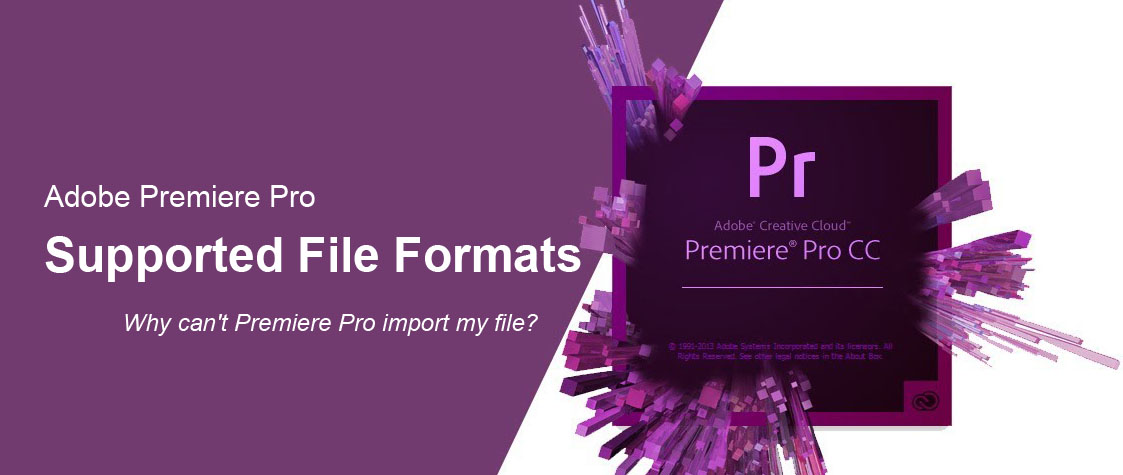 Какие форматы поддерживает adobe premiere pro