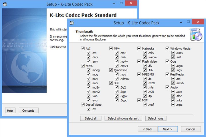 Install K-Lite Codec Pack for Windows 11
