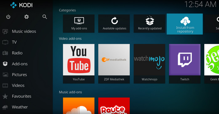 Free DVD Player for Mac - Kodi