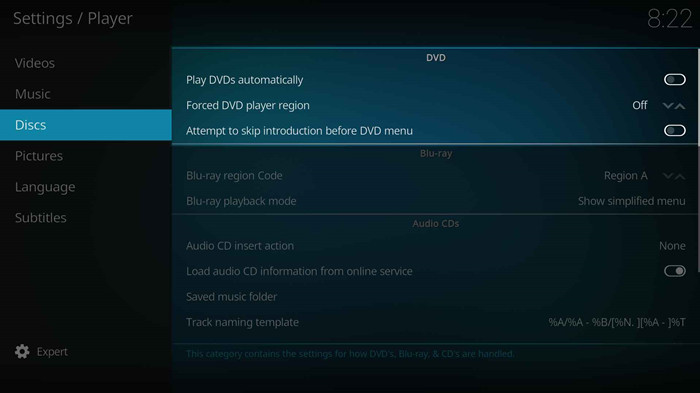 Play DVD with Kodi on Windows 11/10