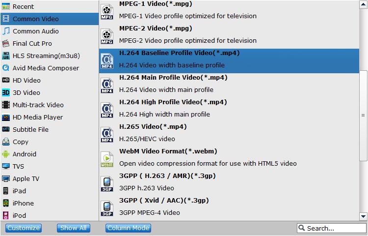 Convert Blu-ray to Digital MP4