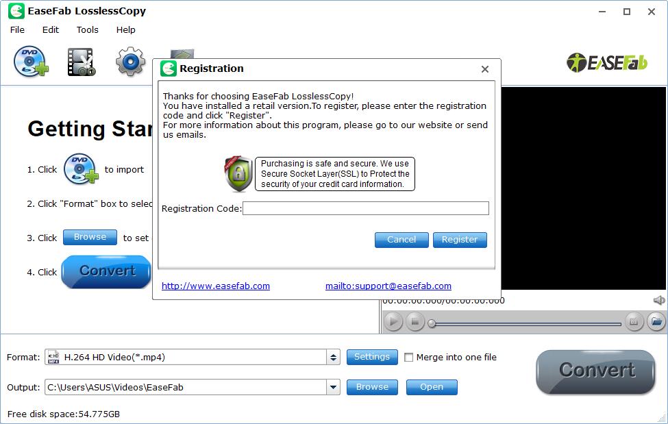 EaseFab LosslessCopy Limtations