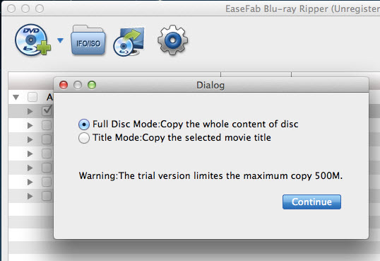 Disc Backup