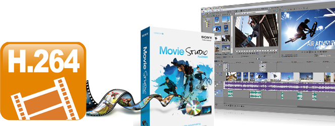 Transcode and Import H.264 to Sony Movie Studio 11 12 13