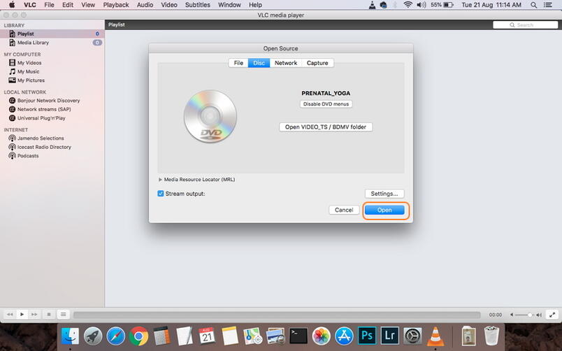 Copy Blu-ray to Mac with VLC
