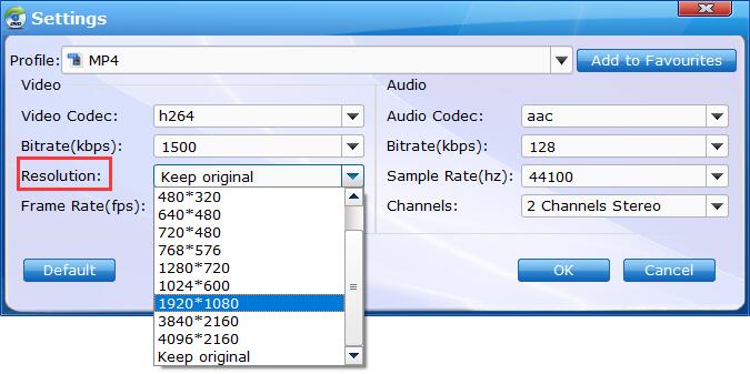 Change 4K HDR to 1080p SDR