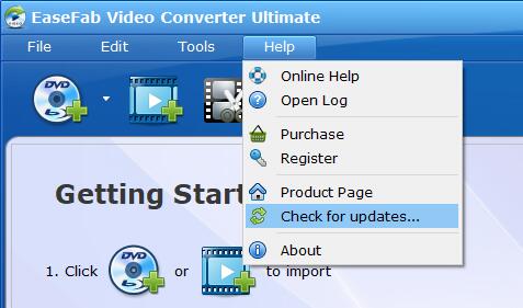 Update EaseFab Video Converter Ultimate