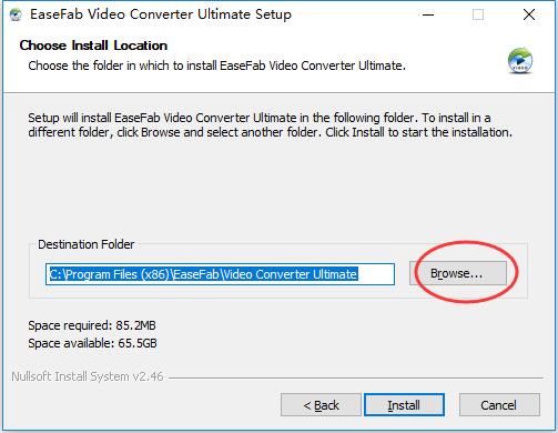 Install EaseFab Video Converter Ultimate